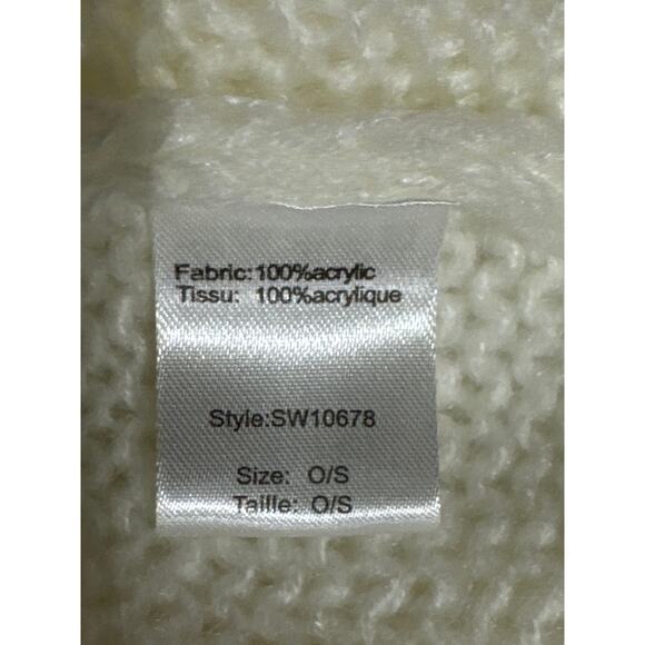 Elan GISELLE Rock & Love Cardigan, One Size, Cream color - Picture 7 of 7